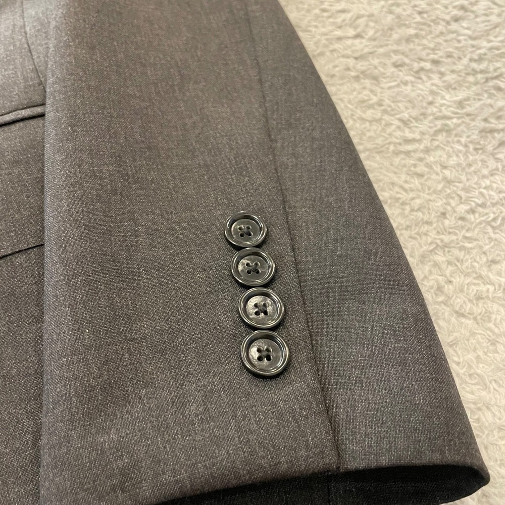 J.Crew Loro Piana Ludlow Suit Jacket Mens 38S Dark Gray Super 120s Wool Blazer - Picture 7 of 14